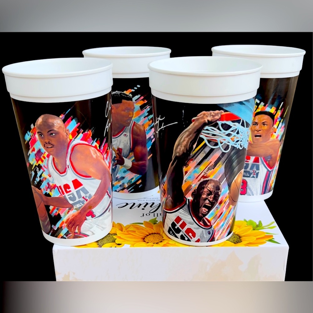 USA Basketball Dream Team McDonald's Collector Cup Cups